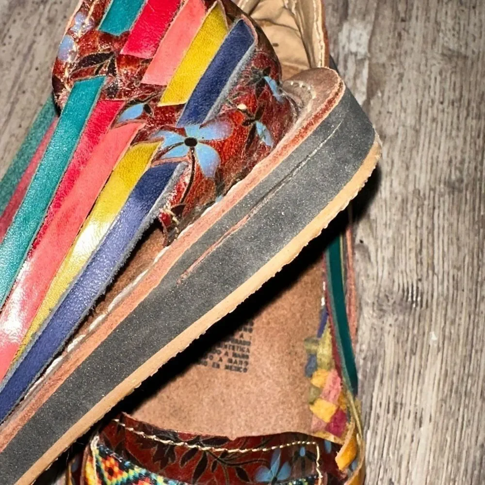 Monarquia handmade huaraches NWOT sz 4/6.5